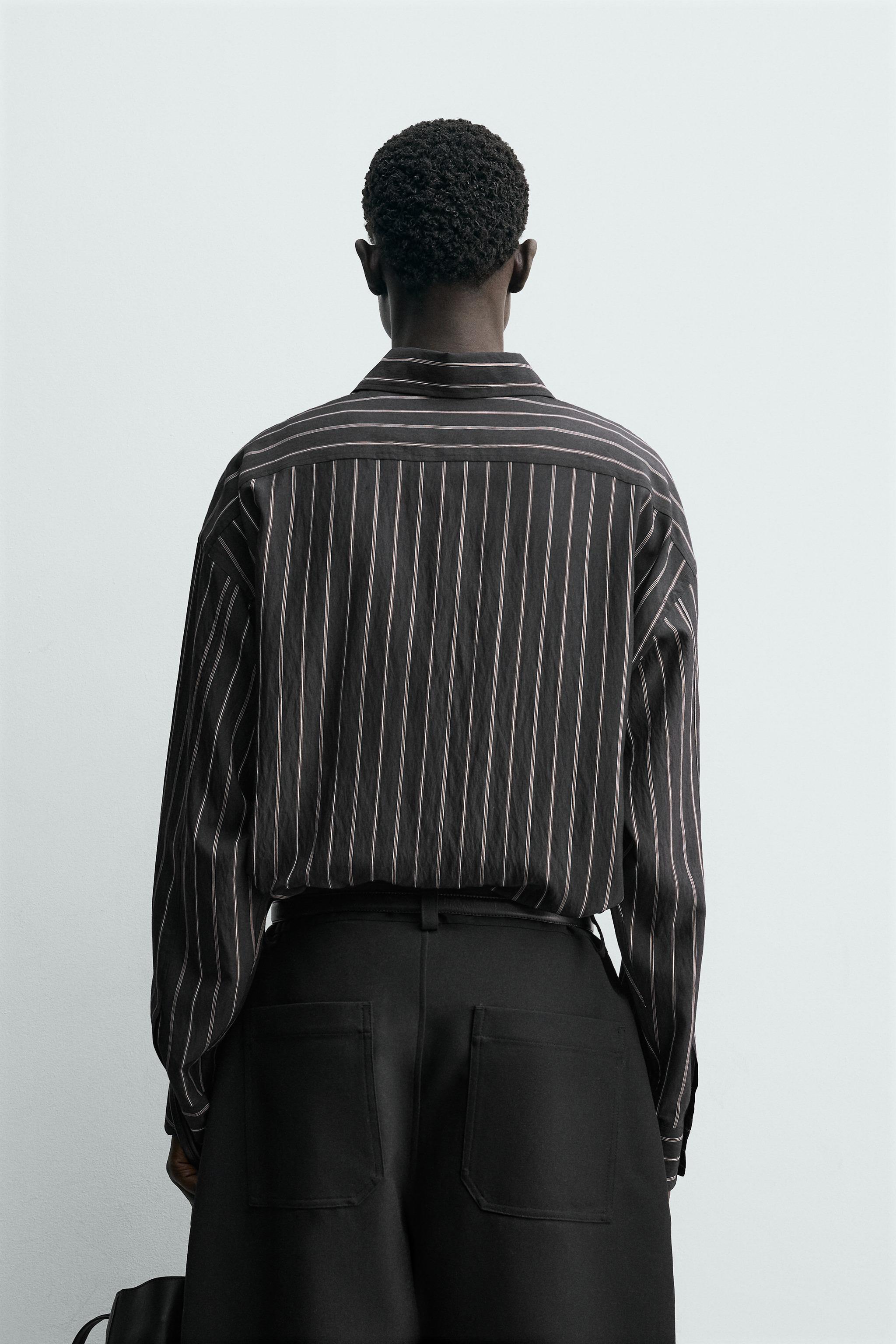 FLOWY STRIPED SHIRT